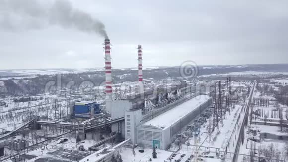 基辅附近的白蚁发电厂乌克兰城市视频的预览图