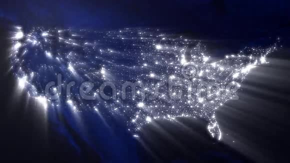美国之夜与光线环视频的预览图