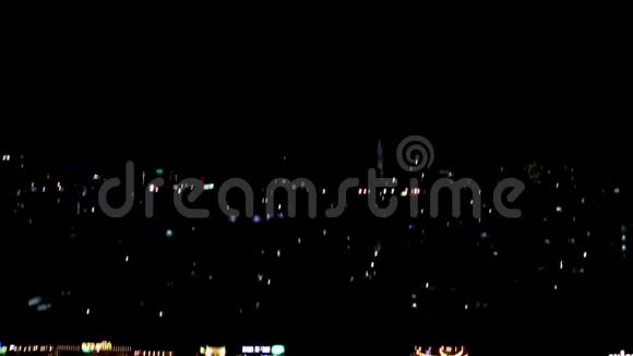 泰国曼谷的彩色夜市视频的预览图