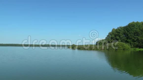 捷克共和国最大的池塘RozmberkTrebonsko保护区教科文组织生物圈保护区湿地视频的预览图
