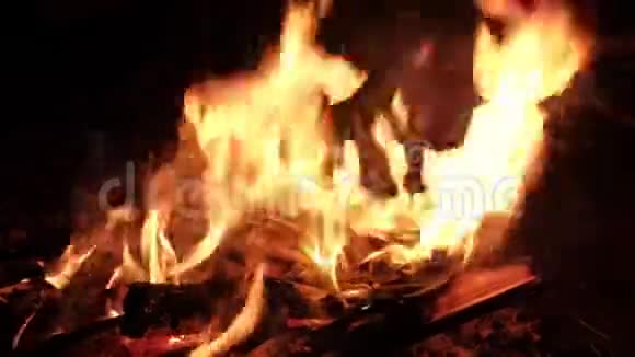 一堆纸在火里燃烧视频的预览图