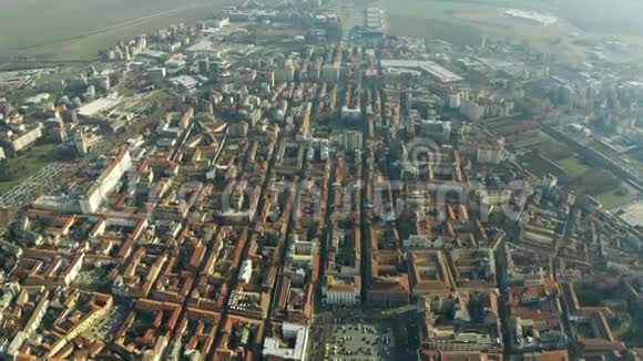 意大利Alessandria市的空中射击视频的预览图