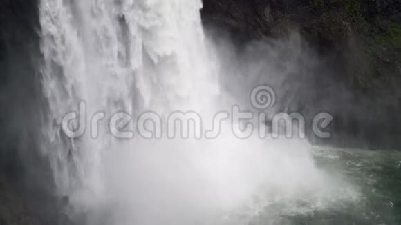 斯诺夸米瀑布关闭华盛顿州4KUHD视频的预览图