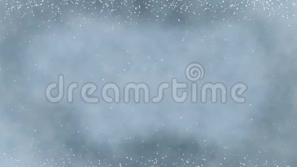 冬季仙境抽象背景无缝循环新年主题动画视频的预览图