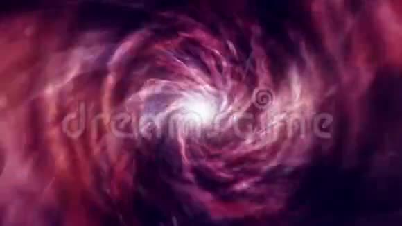 彩色能量涡旋隧道循环运动背景V2视频的预览图