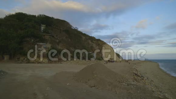 道路建设工作莫尔斯比海岸线巴布亚视频的预览图