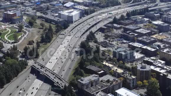 西雅图华盛顿4K高速公路视频的预览图