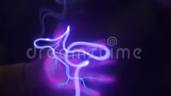 手臂能量吸引电等离子体视频的预览图