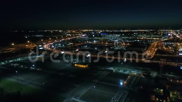 鸟瞰南费城体育场区域视频的预览图
