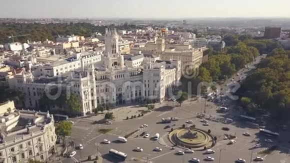 马德里市政厅和Cibeles广场视频的预览图