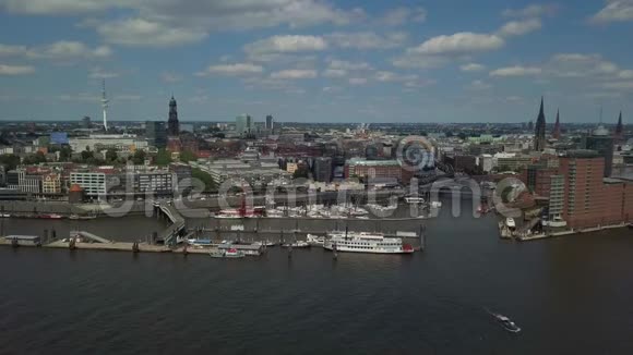 汉堡港美景视频的预览图