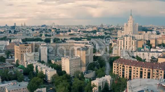 莫斯科城市天际线视频的预览图