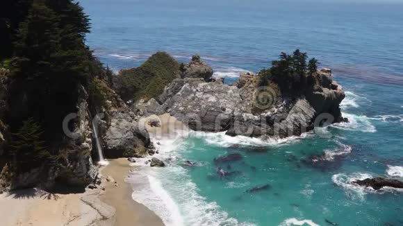 麦克威瀑布大苏尔海岸环路加利福尼亚视频的预览图