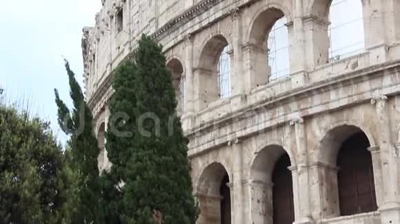 罗马竞技场的景色视频的预览图