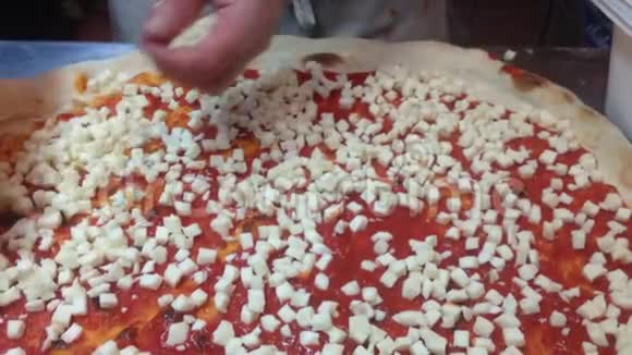 披萨美食餐奶酪快视频的预览图