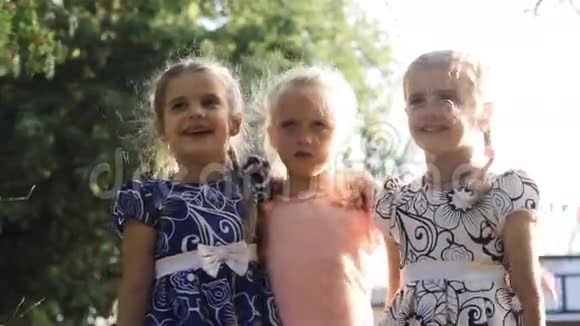 公园里有三个姐妹视频的预览图