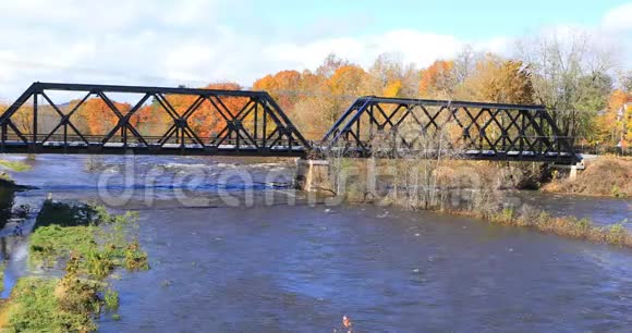 马萨诸塞州韦斯特菲尔德河景4K视频的预览图