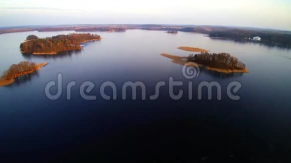 飞越立陶宛特拉凯湖视频的预览图