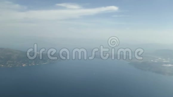 科孚海峡阿尔巴尼亚和希腊的海岸视频的预览图