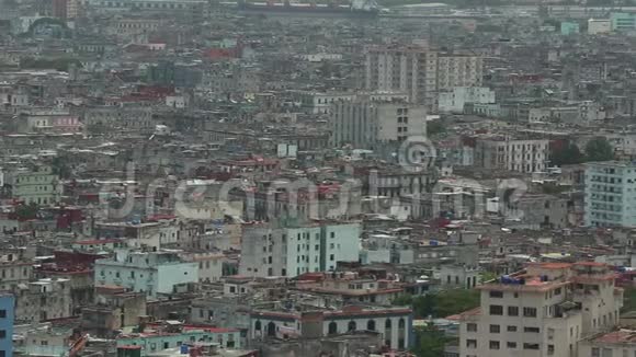 哈瓦那市维达多区全景鸟瞰视频的预览图