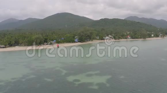 泰国范甘岛蓝海风筝视频的预览图