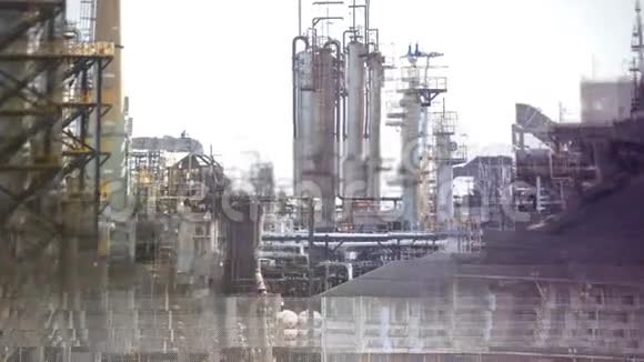 数字生成的工业工厂视频视频的预览图