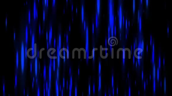蓝色发光的蓝宝石粒子在4K环中移动视频的预览图