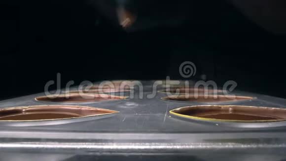 巧克力饼干用液体巧克力填充巧克力模具用于Praline糖果制作糖果和手工制作视频的预览图