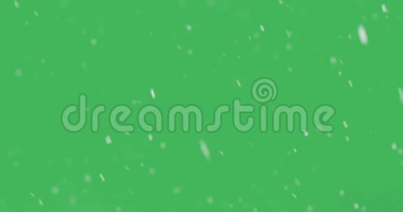 雪动画绿屏视频的预览图