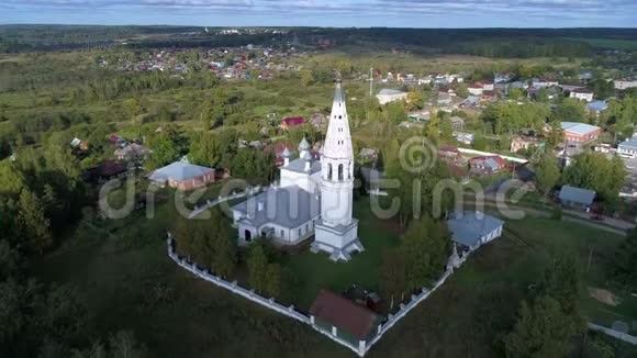 观变化大教堂航拍视频俄罗斯苏迪斯拉夫视频的预览图