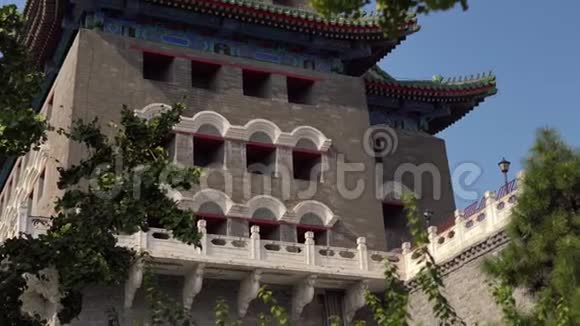 南门前门正阳门北京市中心的紫禁城视频的预览图