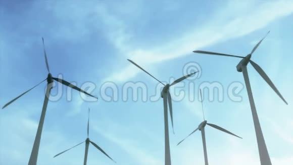 建立风力发电场涡轮机视频的预览图