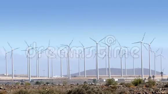 风力涡轮机旋转视频的预览图