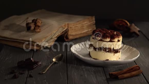 经典意大利甜点提拉米苏视频的预览图