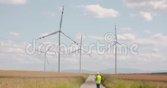 风车检测生态能源再生能源视频的预览图