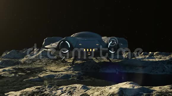月球上的不明飞行物视频的预览图