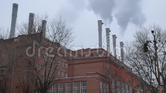 重工业工厂的特写视频的预览图