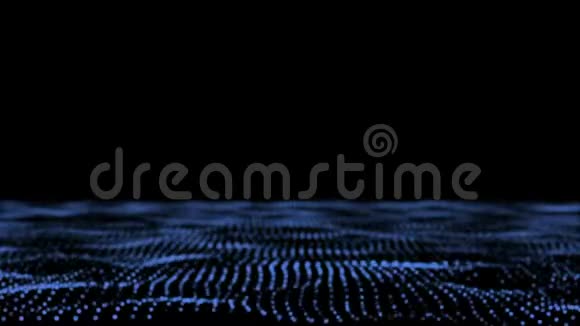 粒子场音频反应特定的波浪声波索伦视频的预览图