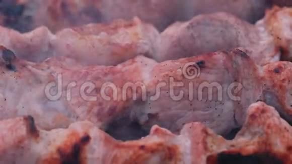 多汁的肉和烟视频的预览图
