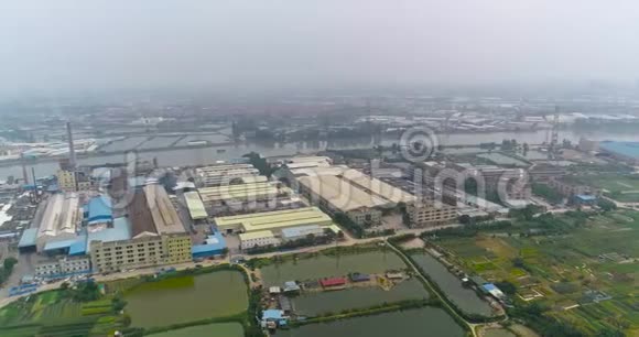 中国的Prom区中国工业区中国工业区的生产设施视频的预览图