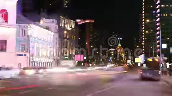 夜城的时间表莫斯科俄罗斯视频的预览图