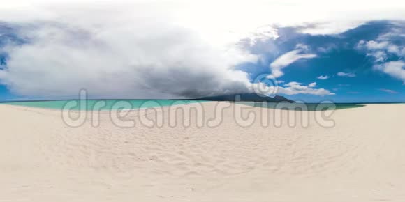 热带岛屿沙滩360VR菲律宾Camiguin视频的预览图