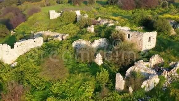 被遗弃的村庄塞浦路斯帕福斯区视频的预览图
