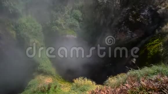 地狱间歇泉谷的VrataAda门堪察加半岛克罗诺茨基自然保护区视频的预览图