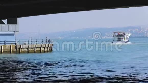 土耳其海运轮船当地公共交通观光视频的预览图