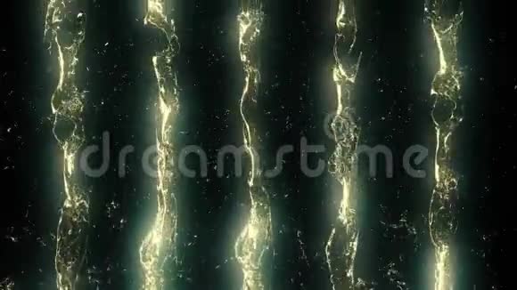流体流动三维增强带有阿尔法通道的视频回路视频的预览图