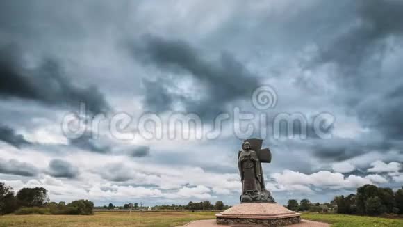 图罗夫白俄罗斯秋日杜洛夫基里尔纪念碑视频的预览图