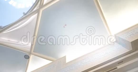 施特拉斯堡大清真寺内雄伟的哈拉姆电影放映视频的预览图