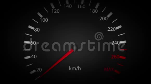 4k汽车转速表指针高速循环视频的预览图