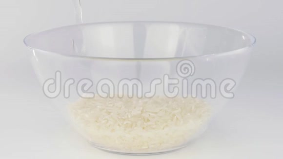 米饭用玻璃醋洗视频的预览图